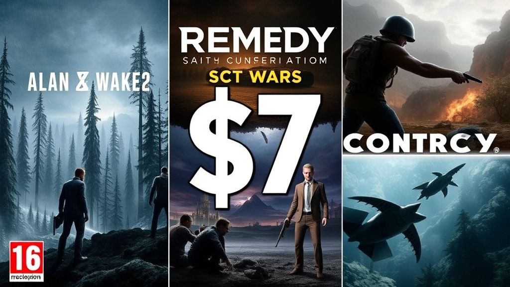 Remedy 30周年纪念捆绑包：9款经典游戏仅售27美元