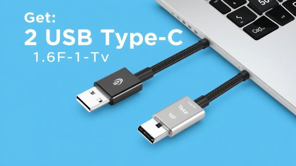 Lisen 240W USB-C数据线双装特惠：6.6英尺编织线仅售5.6美元