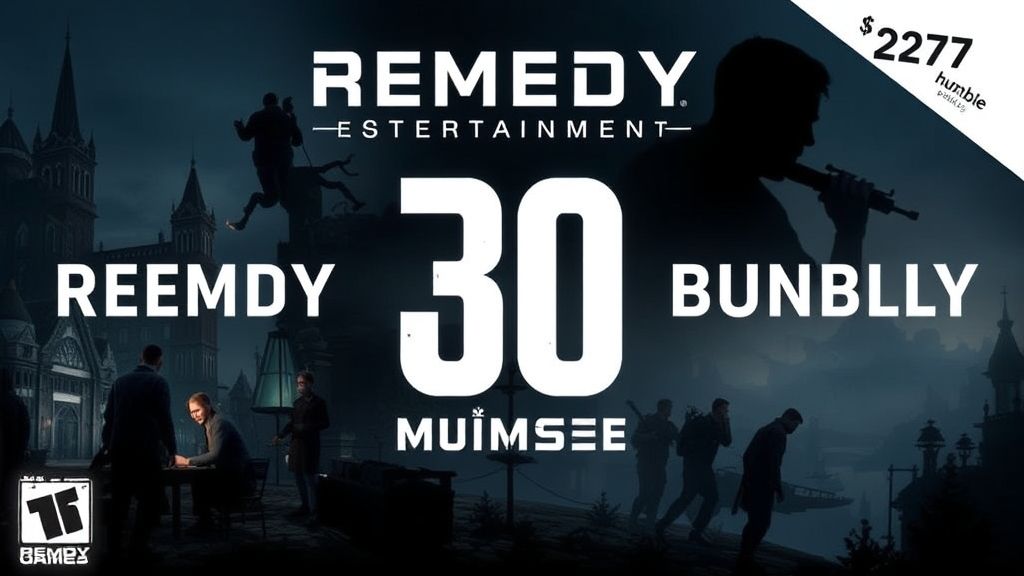 Remedy游戏30周年超值大礼包来袭！
