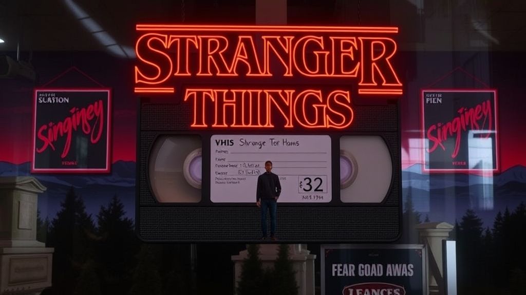 《怪奇物语》VHS立体场景收藏品：重温十一大战魔王的经典时刻